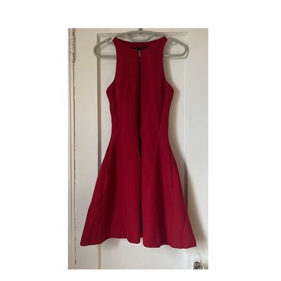 Dresses & Skirts - BCBG Max azria Dress Women's Size 0 Red sleeveless full zip